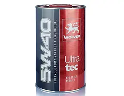 Автомобільна моторна олива WOLVER Ultratec 5W-40 1л - мініатюра 1