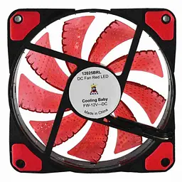 Вентилятор Cooling Baby Cooler 120mm Red (12025BRL) - мініатюра 2