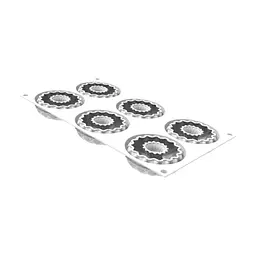 Форма для випікання Silikomart Kaleido d 75 h 25 мм (6x75 мл) (KALEIDO 75)