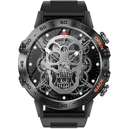 Смарт-годинник Uwatch Smart Delta K52 Black Rubber 2 ремінці (3166) - мініатюра 4