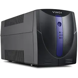 Пристрій безперебійного живлення Vinga LED 800VA plastic case with USB (VPE-800PU) - мініатюра 6