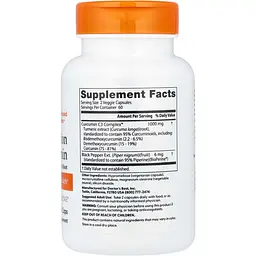 Куркумін Doctor's Best Curcumin комплекс 1000 мг 120 капсул (DRB-00107) - мініатюра 2