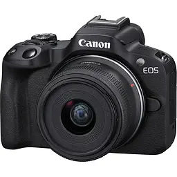 Бездзеркальний фотоапарат Canon EOS R50 Kit RF-S 18-45mm f4.5-6.3 IS STM+RF-S 55-210mm Black (5811C034) UA [87316] - мініатюра 2