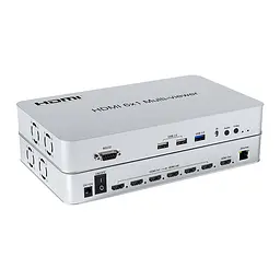 Багатоканальний комутатор PowerPlant HDMI 6x1 Multi-viewer 1080p (HDSW6-Q)