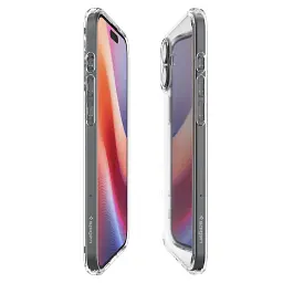 Чохол-накладка Spigen Ultra Hybrid для Apple iPhone 16 Crystal Clear (ACS08197) - мініатюра 6