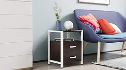 Тумба універсальна Ferrum-decor Вів'єн 2/2 50x41x40 білий ДСП Венге 16мм (FRD-106181) - мініатюра 6