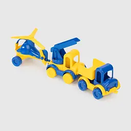 Набір авто "Kid cars" патріотичний 3 шт. Tigres 39996 Жовто- синій (2000989864219)