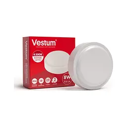 Світильник Vestum LED S 12W круг 6500K 220V (1-VS-7110) - мініатюра 2
