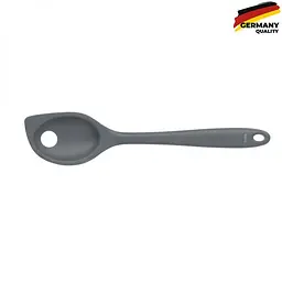 Ложка для сервіровки з прорізами KELA Tom 28,5 см сіра (12587)