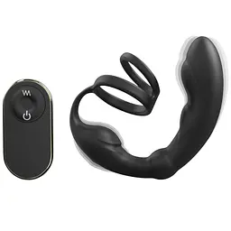 Массажер простаты Dorcel P-Ring с эрекционным кольцом и пультом ДУ