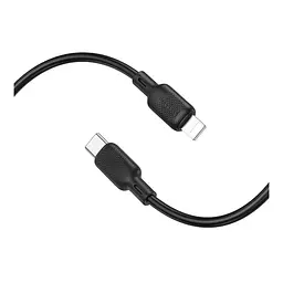 Кабель синхронізації Borofone BX113 Silicone PD27W Type-C to Lightning 3m Black (35551_3346713) - мініатюра 5