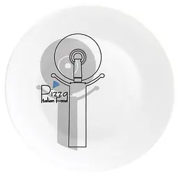 Блюдо Bormioli Rocco Ronda Pizza Cutter, 33 см (419320F77321757)