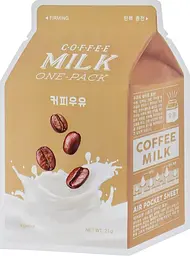 Відновлювальна маска проти зморшок 21 г A'pieu Coffee Milk One-Pack - мініатюра 1