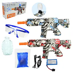 Електричний гелевий бластер Gel Strike Energy M416 у стилі графіті (CZ37)