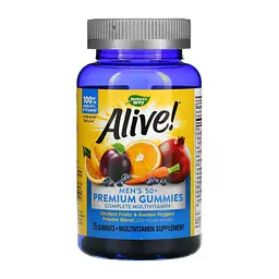 Комплекс мультивітамінів 50+ Alive!® Men's 50+ Gummy - 75 gummies