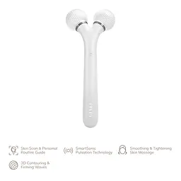 Електронний звуковий ролик для обличчя GESKE Sonic Facial Roller 4 в 1 білий - мініатюра 3