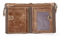 Гаманець чоловічий 14684 Vintage світло-коричневий - мініатюра 4