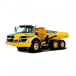 Автомодель "Самоскид Volvo A25G" Bburago 18-32085 серії Construction