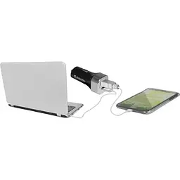 Автозарядка Defender 2xUSB 27W (USB-C + USB-A) UCG-01 5V/5.4A (83569)