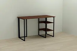 Комп'ютерний стіл Ferrum-decor Кевін 75x140x60 чорний ДСП Венге 16мм (FRD-105881)