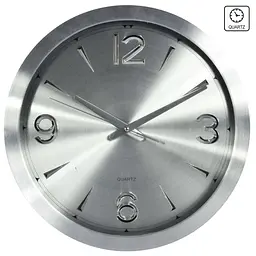 Годинник настінний Technoline 634911 Metal Silver (634911), Сріблястий - мініатюра 2