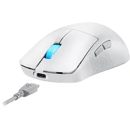 Мишка ASUS ROG Harpe Ace Mini Wireless/Bluetooth/USB White (90MP03Z0-BMUA10) - мініатюра 4