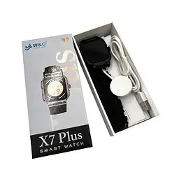 Смарт-годинник W&O X7 Plus 44mm, 300 mAh, IP67 Black (WOX7PBL) - мініатюра 2