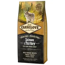 Сухий корм Carnilove Salmon & Turkey для дорослих собак великих порід, лосось та індичка, 12 кг