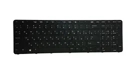 Клавіатура для ноутбука HP ProBook (470 G3) Black з підсвічуванням (Light), (No Frame) з вказівником RU - мініатюра 2