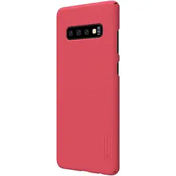 Чохол-накладка Nillkin Super Frosted Shield Samsung Galaxy S10+ G975 Red - мініатюра 2