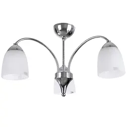 Люстра стельова Brille в спальню E27 60W CH (LK-552C/3)