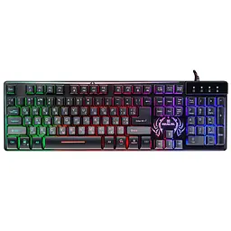 Клавіатура Real-el Comfort 7090 Backlit Чорний (EL123100031)
