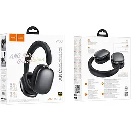 Навушники Hoco W63 Triunfo Black [154425] - мініатюра 5
