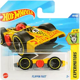 Базова машинка Hot Wheels Ezperimotors Flippin Fast жовта (5785) HYX88-N521   
