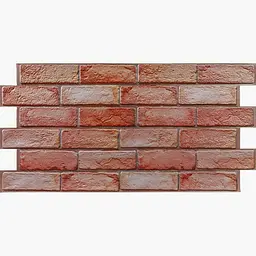 Декоративна панель Sticker Wall ПВХ 960х480х4мм Коричнево-рожева цегла SW-00001426