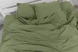 Комплект постільної білизни полуторний 155х215 см варена бавовна White Dream Салатовий (2012/1) - мініатюра 8