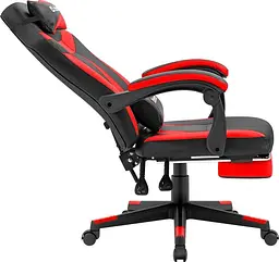 Крісло ігрове Defender Cruiser, 50мм, Клас 4, підніжка, Black/Red (64344)