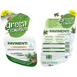 Гіпоалергенний засіб для миття підлоги Green Emotion Pavimenti Pino 1 л - мініатюра 2