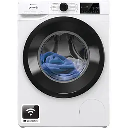 Пральна машина Gorenje фронтальна 8 кг 1200 A+++ 55 см дисплей інвертор пара Wi-Fi білий