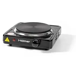 Настільна плита Holmer HHP-110B чорний, 1000W, електрична, 1 конфорка