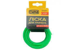 Лісочка для тримера та мотокоси Сила 2.0 мм x 15 м семикутник 550251
