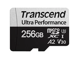 Карта памяти Transcend 340S microSDXC UHS-I U3 V30 A2 + SD Adapter 256 GB (TS256GUSD340S)