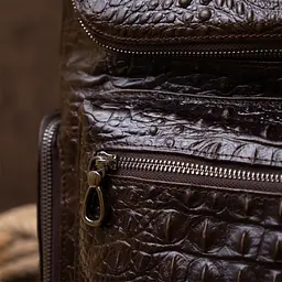 Рюкзак під рептилію шкіряний Vintage 30х37,5х9 см sum0013916 - мініатюра 8