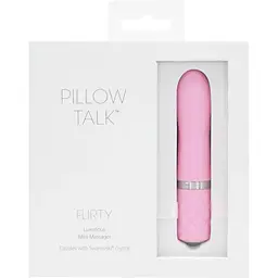 Вібратор Pillow Talk Flirty із кристалом Сваровськи гнучка головка - мініатюра 8