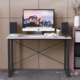 Стіл письмовий Дейв Ferrum-decor 750x1400x700 Чорний метал ДСП Бетон 16 мм (FRD-106464)