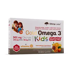 Омега-3 для дітей Olimp Sport Nutrition Gold Omega 3 Kids Gummies, 30 желейок - Тропічні фрукти