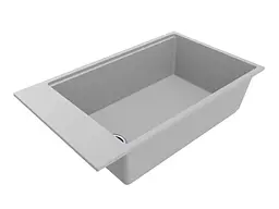 Кухонна мийка Miraggio Lagoon 760 white 0002090, Білий - мініатюра 3