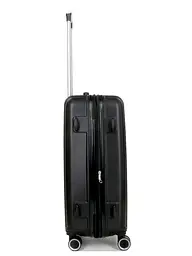Валіза полікарбонат середній (M) Airtex 623 70л 66x42x26см Чорний (Black) - мініатюра 2