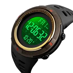Наручний годинник чоловічий 1251GD Gold Skmei acs0030830 - мініатюра 3