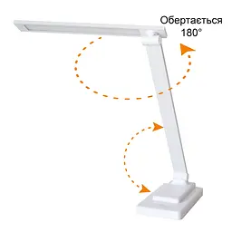 Настільна LED лампа акумуляторна Євросвітло Ridy-10-2-PWR 10 Вт біла (000058311) - мініатюра 7